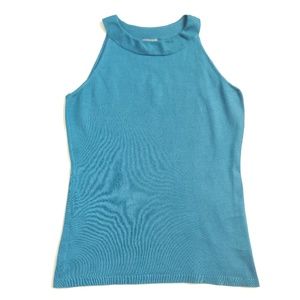 Ann Taylor Soft Blue Tank Top. Size S